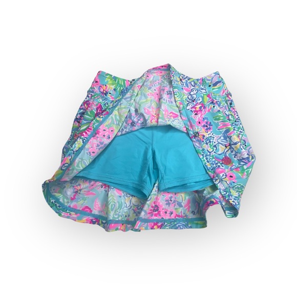 new Lilly Pulitzer ☀︎︎ Luxletic Aila Skort ☀︎︎ Amalfi Blue Alligator Isle ☀︎︎XXS - Picture 6 of 15